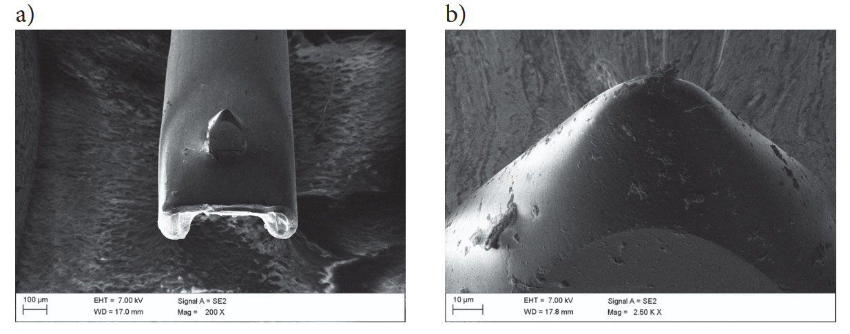 widok igły ortofon 2M Bronze z końcówką diamentową o szlifie Fine