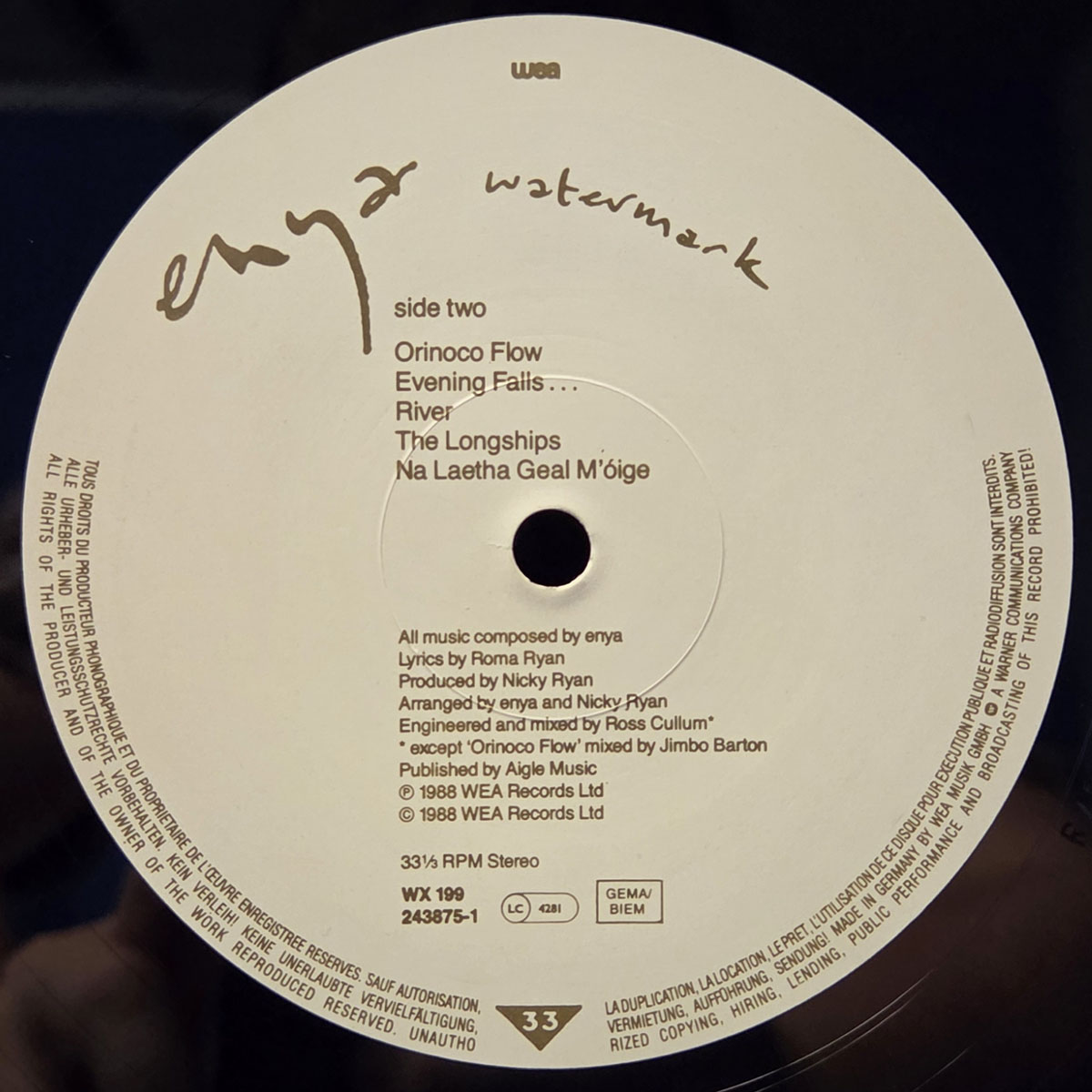 Watermark - ENYA Płyta winylowa LP - Vinylhouse - sklep z muzyką na płytach winylowych