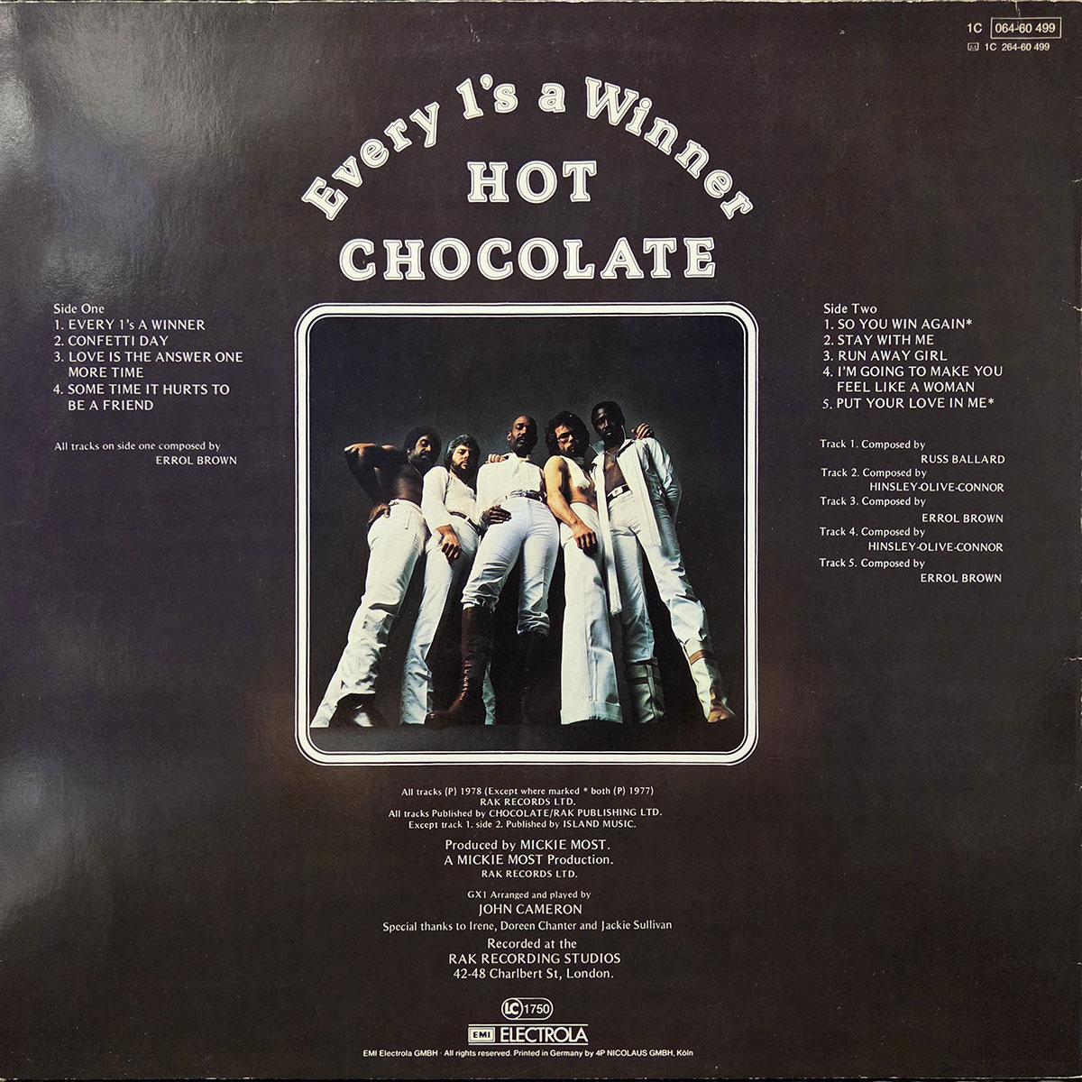 Every 1's a winner - HOT CHOCOLATE Płyta winylowa LP - Vinylhouse - sklep z muzyką na płytach winylowych