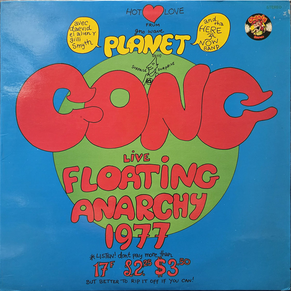 Live floating anarchy 1977 - PLANET GONG Płyta winylowa LP - Vinylhouse - sklep z muzyką na płytach winylowych