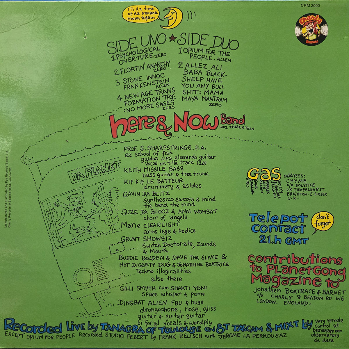 Live floating anarchy 1977 - PLANET GONG Płyta winylowa LP - Vinylhouse - sklep z muzyką na płytach winylowych