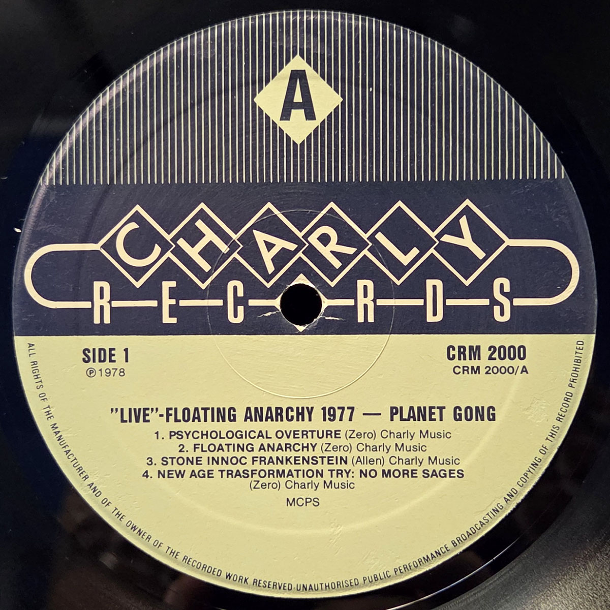 Live floating anarchy 1977 - PLANET GONG Płyta winylowa LP - Vinylhouse - sklep z muzyką na płytach winylowych