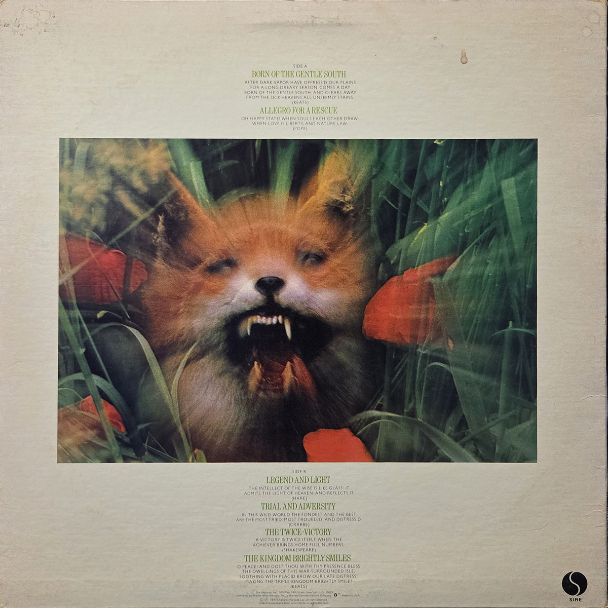 Music inspired by watership down - BO HANSON Płyta winylowa LP - Vinylhouse - sklep z muzyką na płytach winylowych