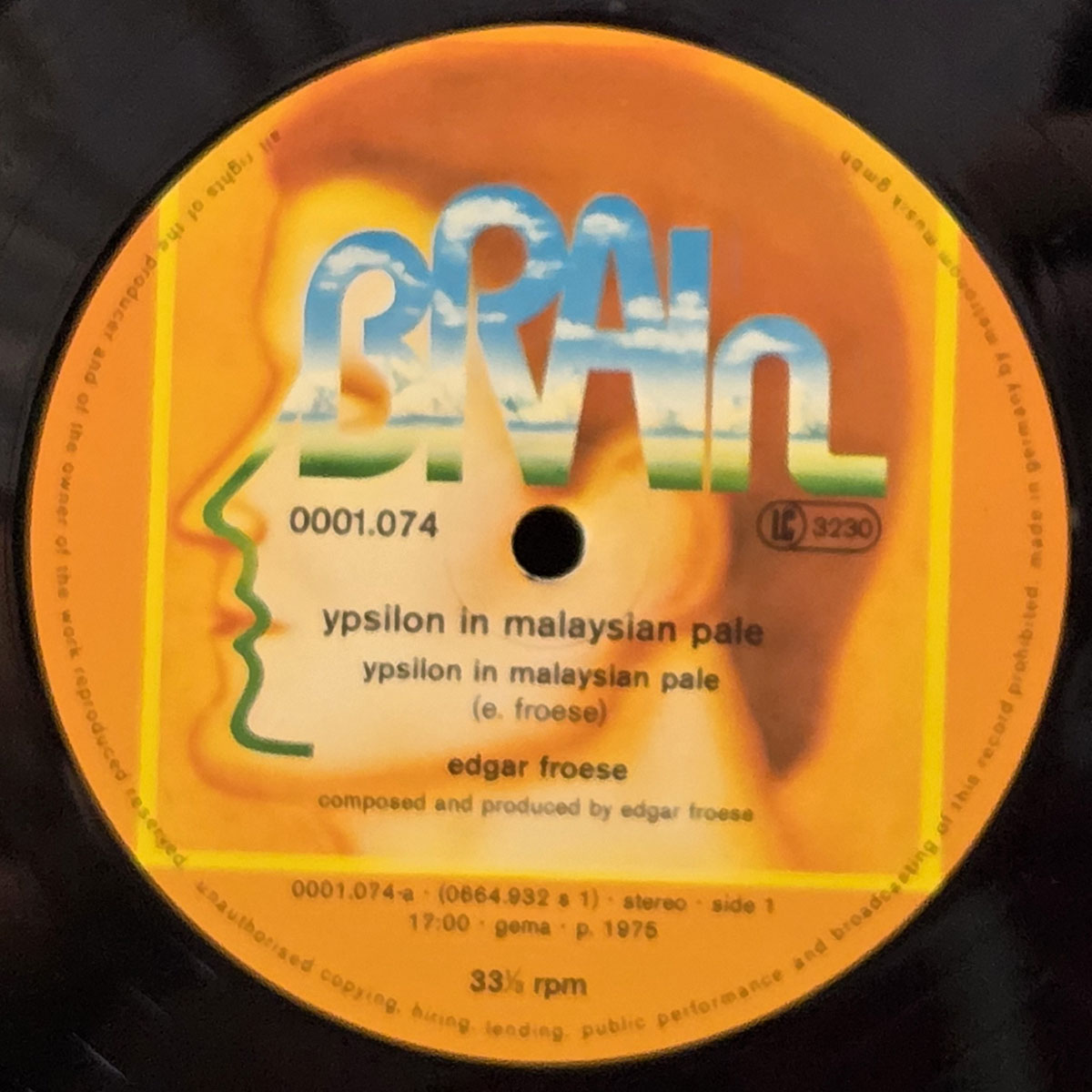 Ypsilon in malaysian pale - EDGAR FROESE Płyta winylowa LP - Vinylhouse - sklep z muzyką na płytach winylowych