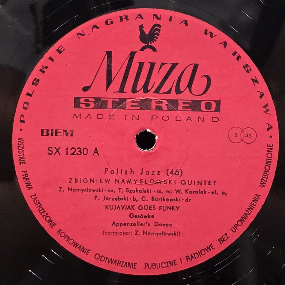 Kujaviak goes funky - ZBIGNIEW NAMYSŁOWSKI QUINTET Płyta winylowa LP - Vinylhouse - sklep z muzyką na płytach winylowych