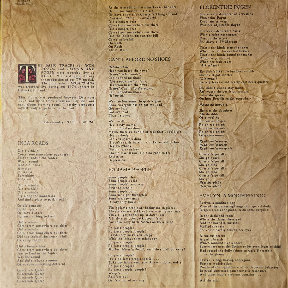 One size fits all - FRANK ZAPPA AND THE MOTHER OF INVENTION Płyta winylowa LP - Vinylhouse - sklep z muzyką na płytach winylowych