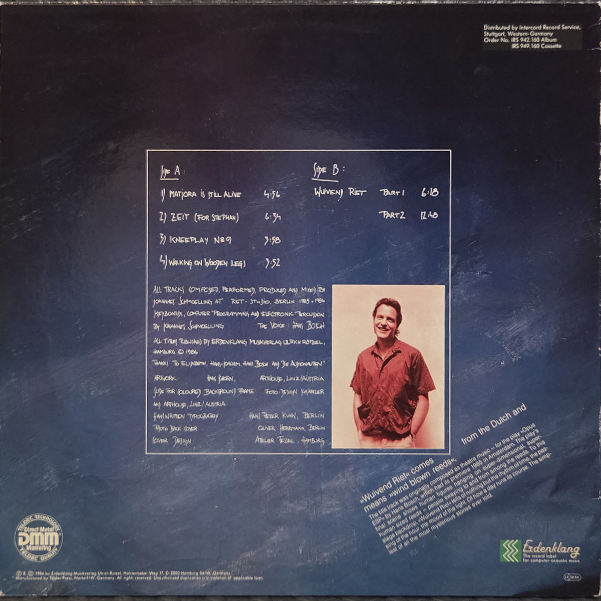 Wuivend riet - JOHANNES SCHMOELLING Płyta winylowa LP - Vinylhouse - sklep z muzyką na płytach winylowych