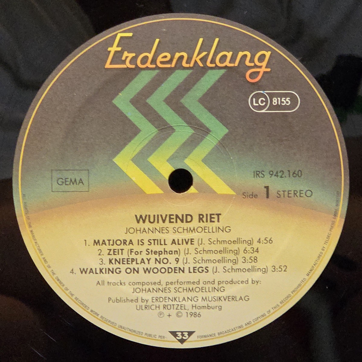 Wuivend riet - JOHANNES SCHMOELLING Płyta winylowa LP - Vinylhouse - sklep z muzyką na płytach winylowych