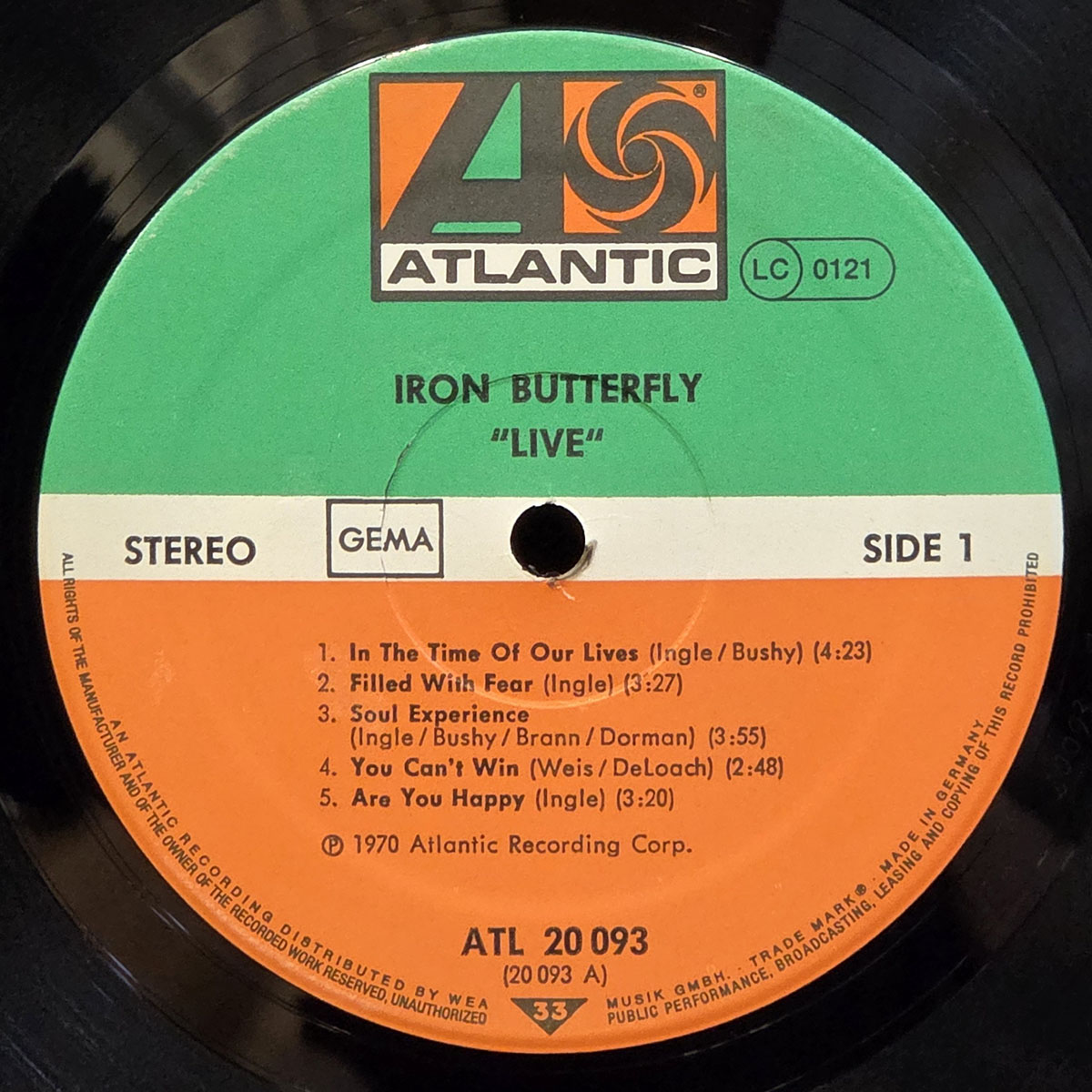 Live - IRON BUTERFLY Płyta winylowa LP - Vinylhouse - sklep z muzyką na płytach winylowych