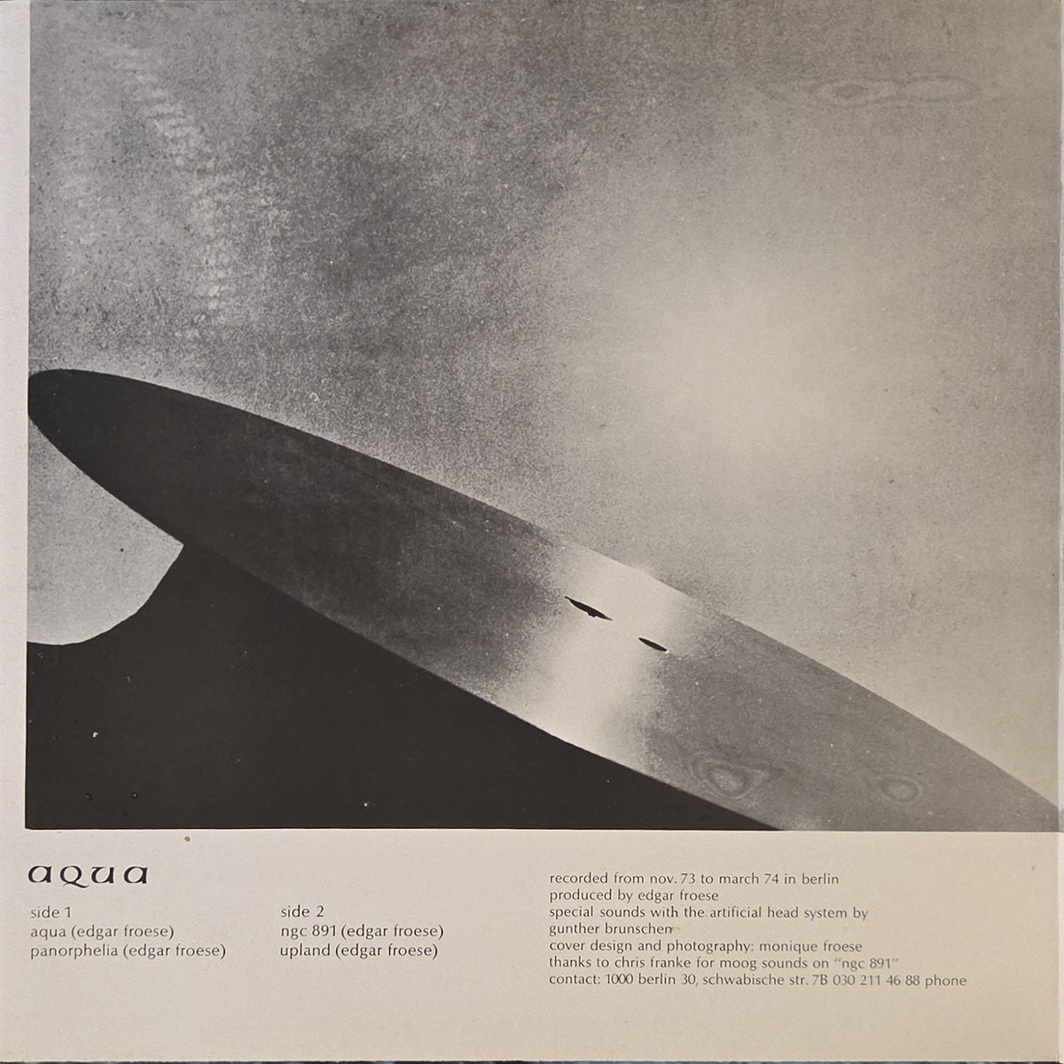 Aqua - EDGAR FROESE Płyta winylowa LP - Vinylhouse - sklep z muzyką na płytach winylowych