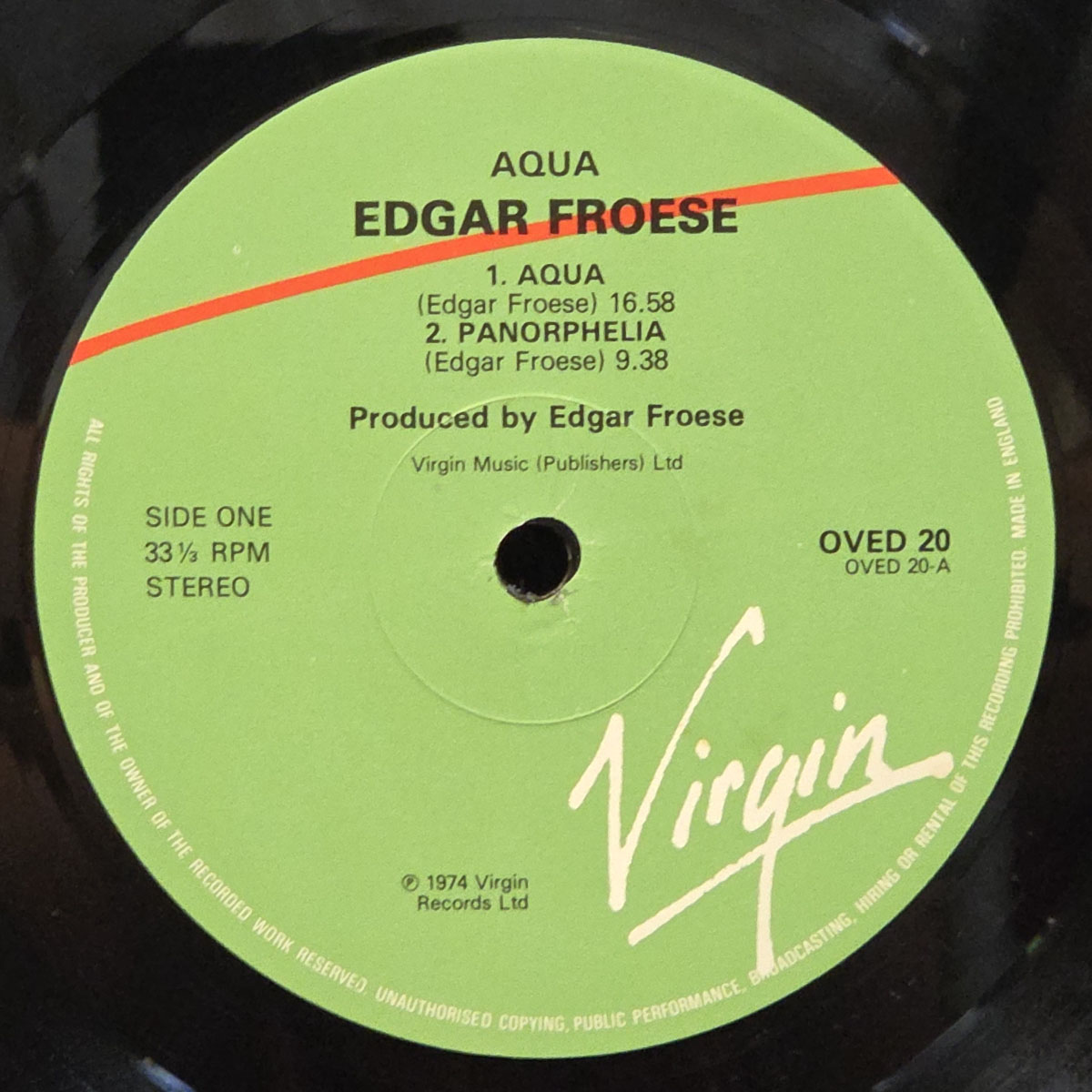 Aqua - EDGAR FROESE Płyta winylowa LP - Vinylhouse - sklep z muzyką na płytach winylowych