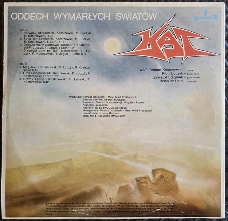 Oddech wymarłych światów - KAT Płyta winylowa LP - Vinylhouse - sklep z muzyką na płytach winylowych