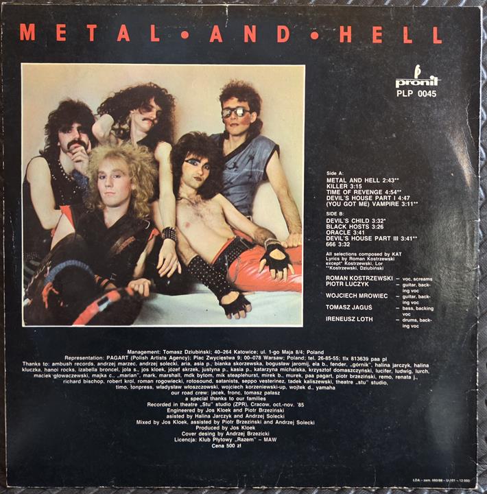 Metal and hell - KAT Płyta winylowa LP - Vinylhouse - sklep z muzyką na płytach winylowych