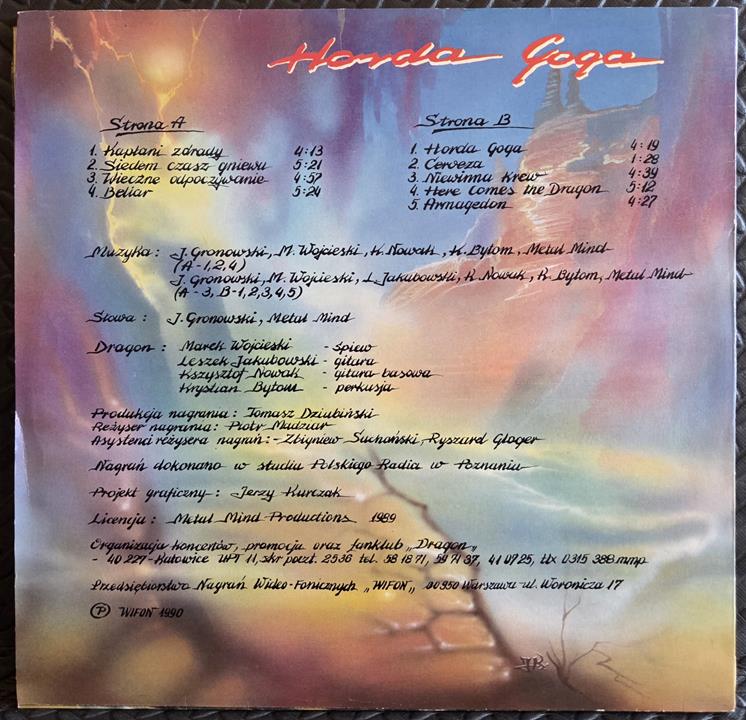 Horda goga - DRAGON Płyta winylowa LP - Vinylhouse - sklep z muzyką na płytach winylowych