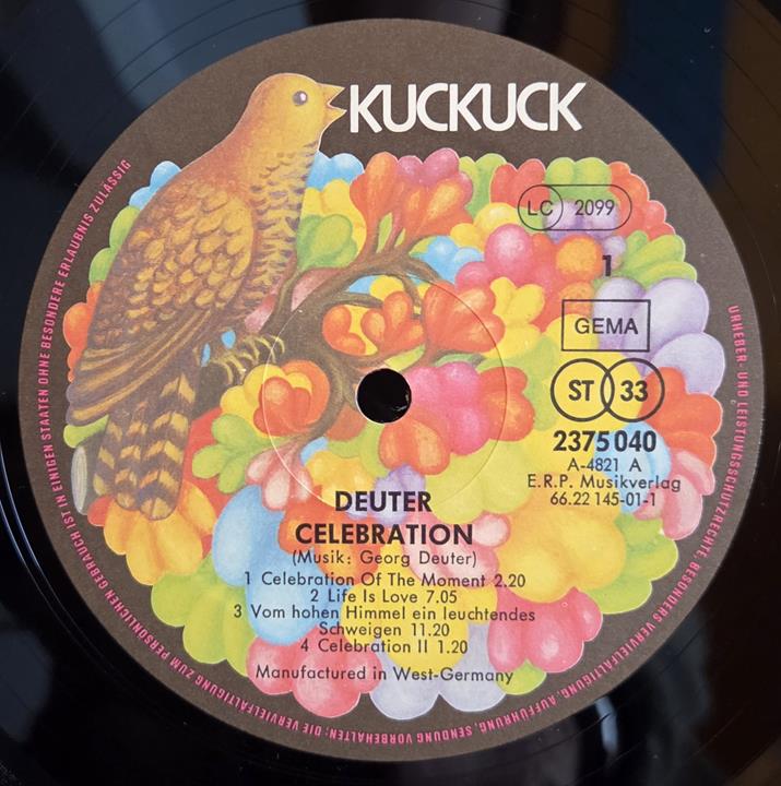 Celebration - GEORG DEUTER Płyta winylowa LP - Vinylhouse - sklep z muzyką na płytach winylowych