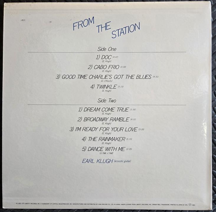 From the station - EARL KLUGH Płyta winylowa LP - Vinylhouse - sklep z muzyką na płytach winylowych