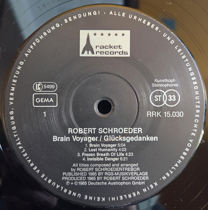 Brain voyager - ROBERT SCHROEDER Płyta winylowa LP - Vinylhouse - sklep z muzyką na płytach winylowych