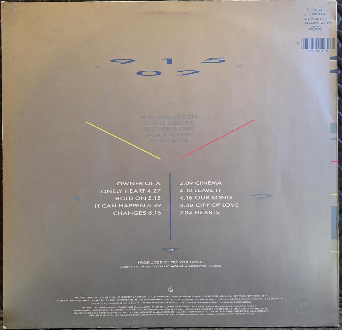 90125 - YES Płyta winylowa LP - Vinylhouse - sklep z muzyką na płytach winylowych
