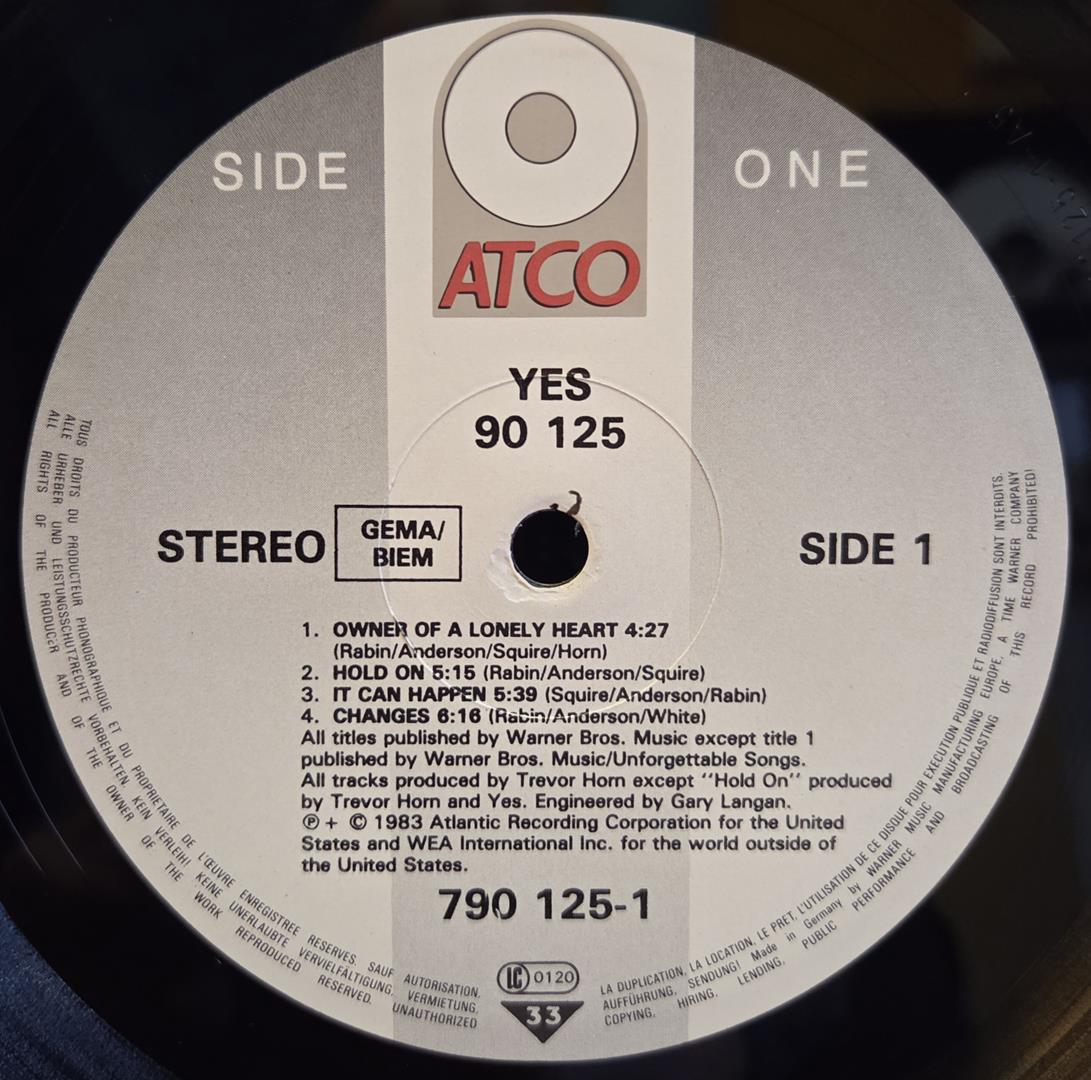 90125 - YES Płyta winylowa LP - Vinylhouse - sklep z muzyką na płytach winylowych