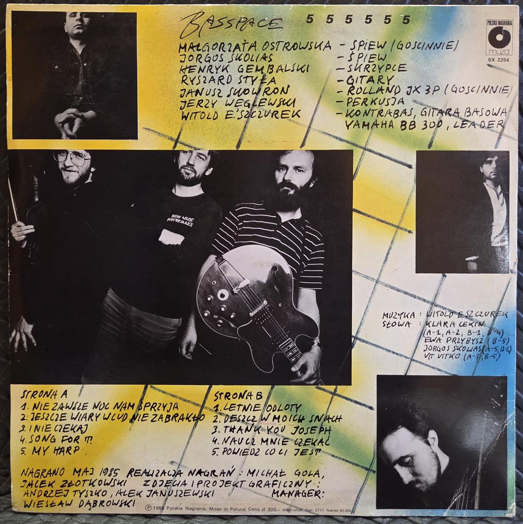 555555 - BASSSPACE Płyta winylowa LP - Vinylhouse - sklep z muzyką na płytach winylowych