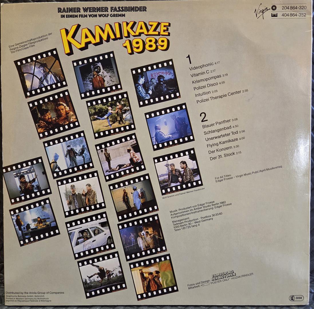 Kamikaze 1989 / Soundtrack - EDGAR FROESE Płyta winylowa LP - Vinylhouse - sklep z muzyką na płytach winylowych