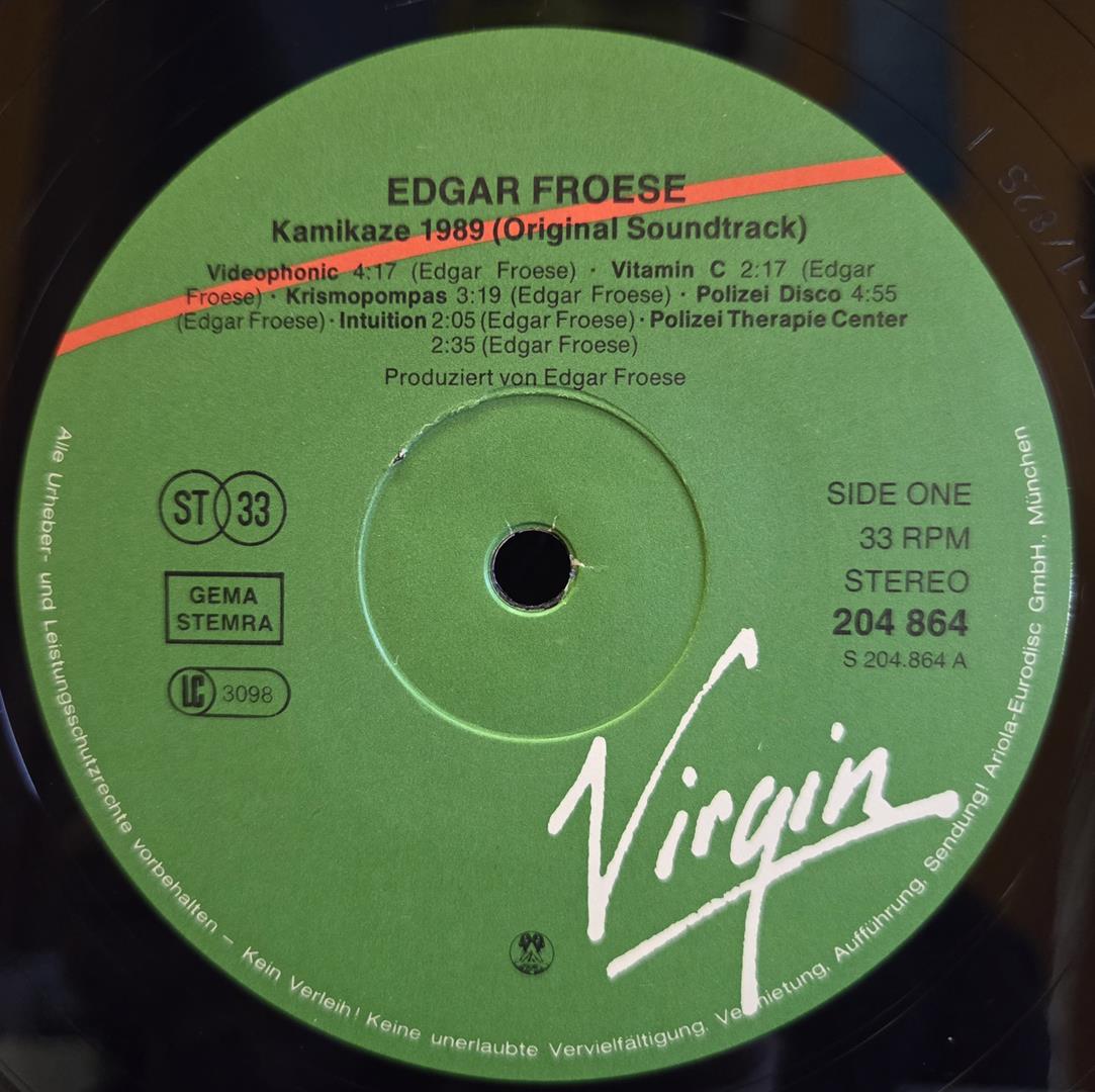 Kamikaze 1989 / Soundtrack - EDGAR FROESE Płyta winylowa LP - Vinylhouse - sklep z muzyką na płytach winylowych