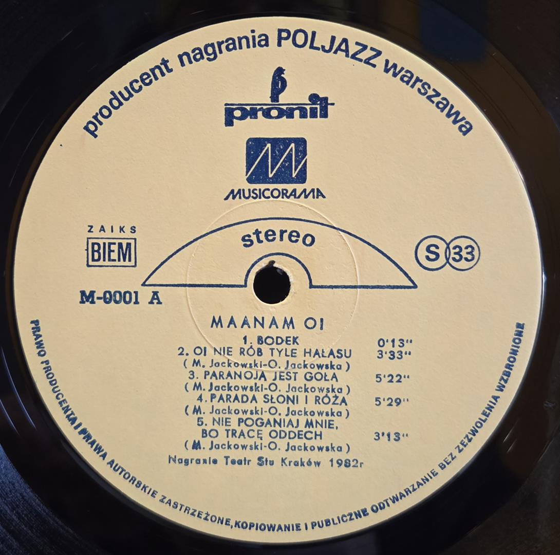 O! - MAANAM Płyta winylowa LP - Vinylhouse - sklep z muzyką na płytach winylowych