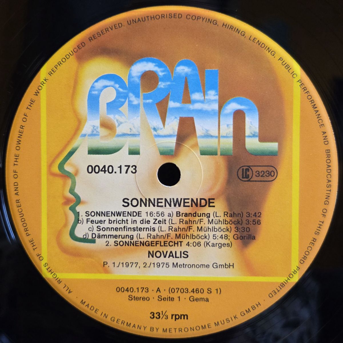Sonnen wende - NOVALIS Płyta winylowa LP - Vinylhouse - sklep z muzyką na płytach winylowych
