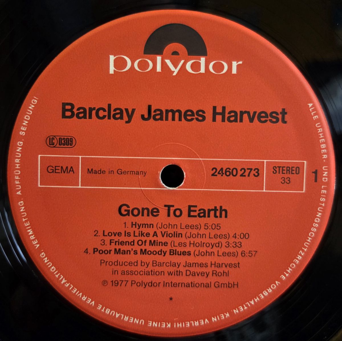 Gone to earth - BARCLAY JAMES HARVEST Płyta winylowa LP - Vinylhouse - sklep z muzyką na płytach winylowych