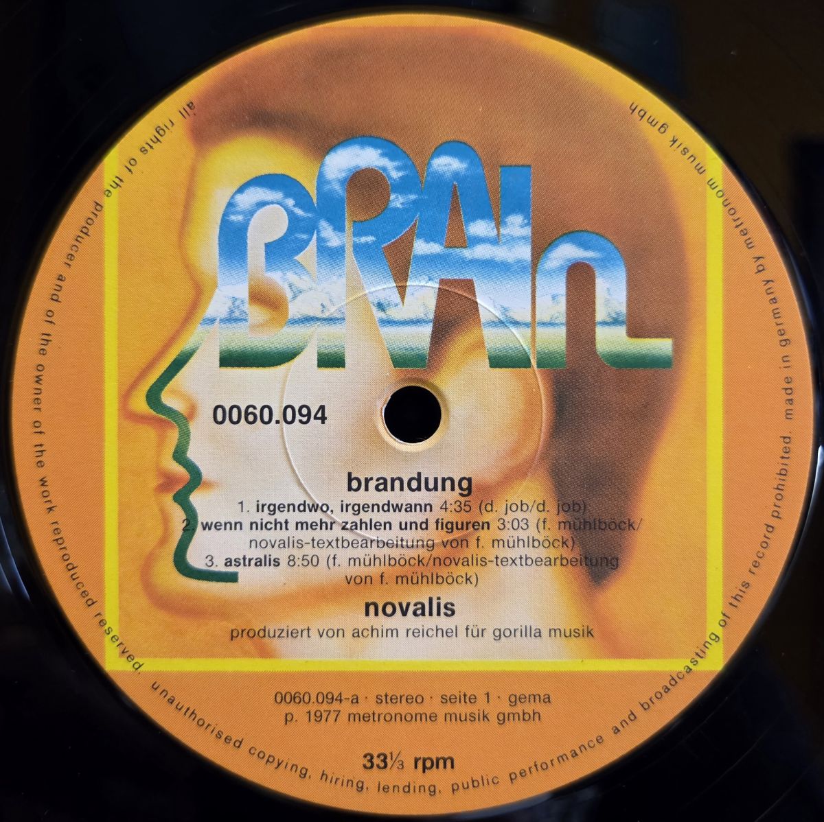 Brandung - NOVALIS Płyta winylowa LP - Vinylhouse - sklep z muzyką na płytach winylowych