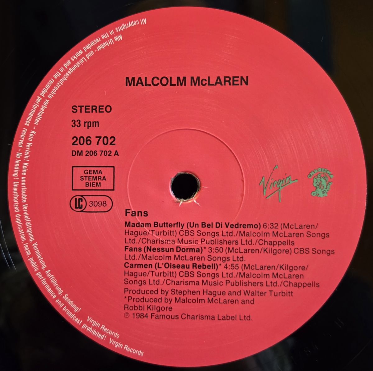 Fans - MALCOLM MCLAREN Płyta winylowa LP - Vinylhouse - sklep z muzyką na płytach winylowych