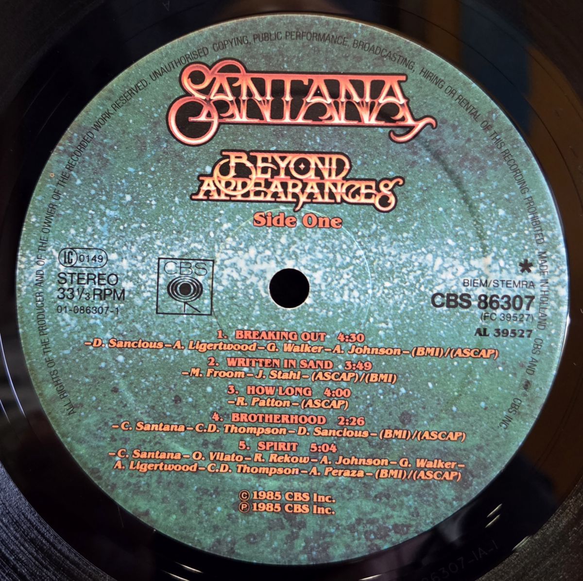 Beyond appearances - SANTANA Płyta winylowa LP - Vinylhouse - sklep z muzyką na płytach winylowych