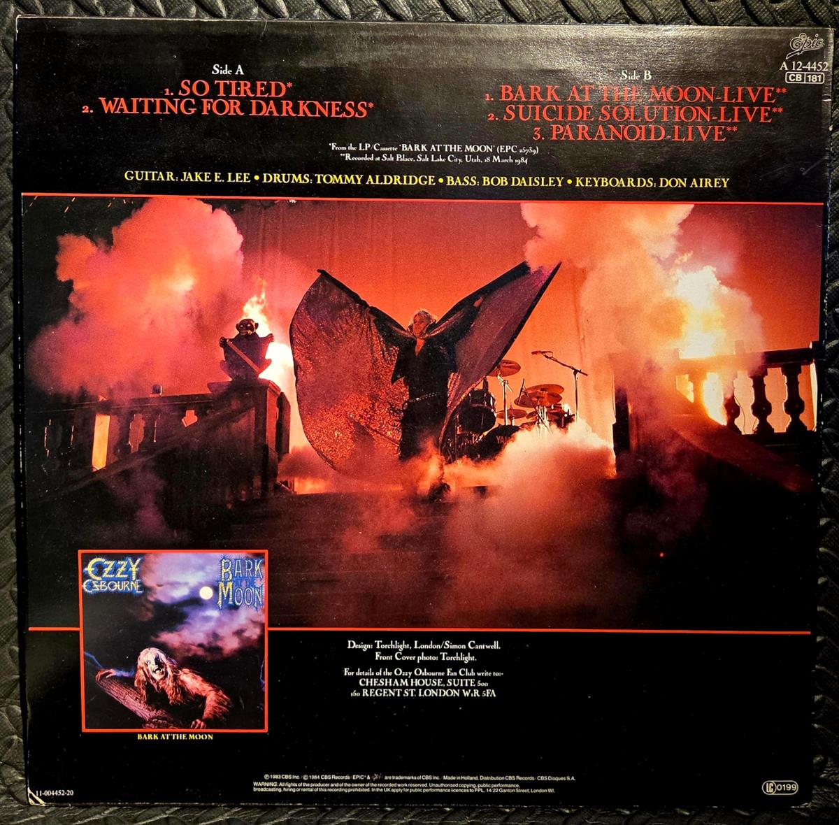 So tired - OZZY OSBOURNE Płyta winylowa MAXI SINGIEL - Vinylhouse - sklep z muzyką na płytach winylowych