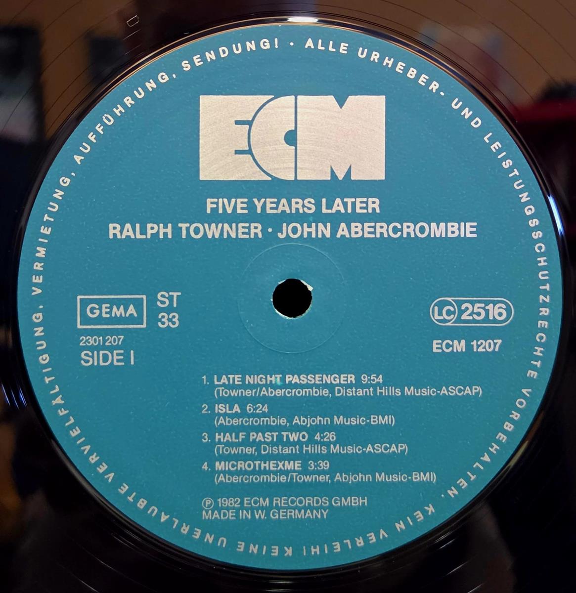 Five years later - RALPH TOWNER / JOHN ABERCROMBIE Płyta winylowa LP - Vinylhouse - sklep z muzyką na płytach winylowych