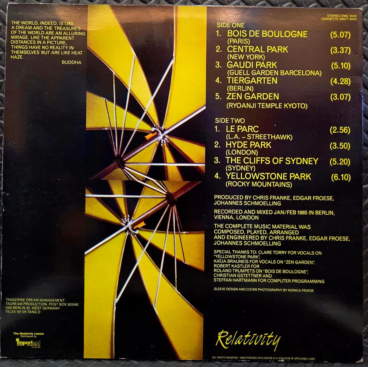 Le parc - TANGERINE DREAM Płyta winylowa LP - Vinylhouse - sklep z muzyką na płytach winylowych