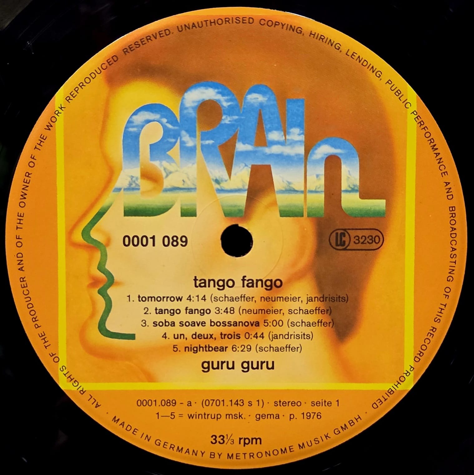 Tango fango - GURU GURU Płyta winylowa LP - Vinylhouse - sklep z muzyką na płytach winylowych