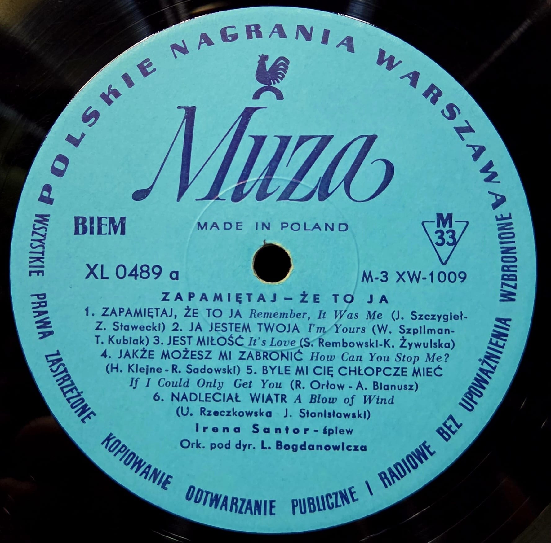 Zapamiętaj, że to ja - IRENA SANTOR Płyta winylowa LP - Vinylhouse - sklep z muzyką na płytach winylowych