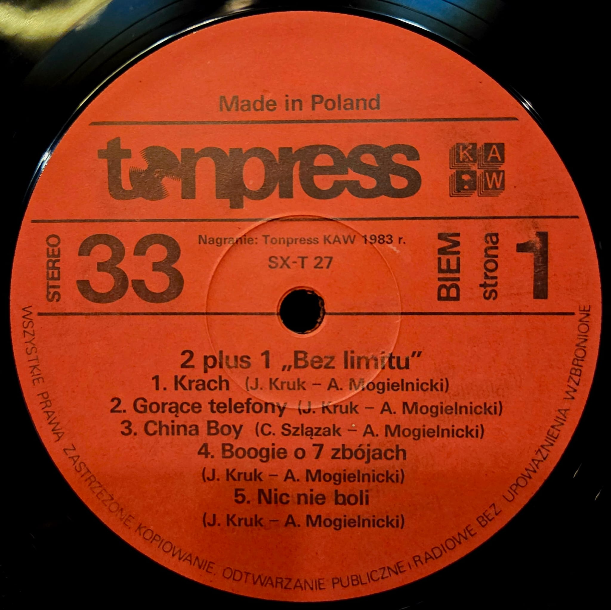 Bez limitu - DWA PLUS JEDEN Płyta winylowa LP - Vinylhouse - sklep z muzyką na płytach winylowych