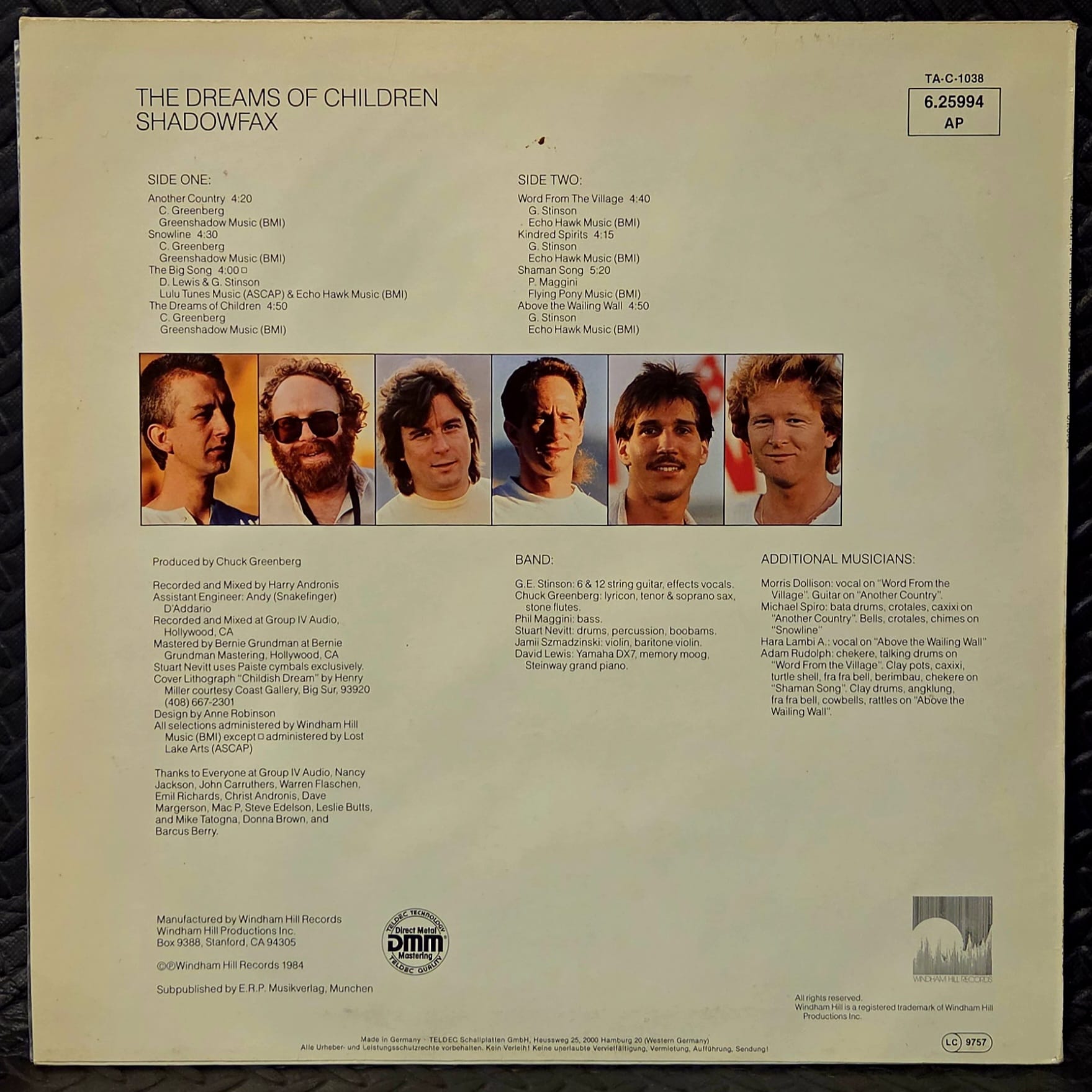 The dreams of children - SHADOWFAX Płyta winylowa LP - Vinylhouse - sklep z muzyką na płytach winylowych