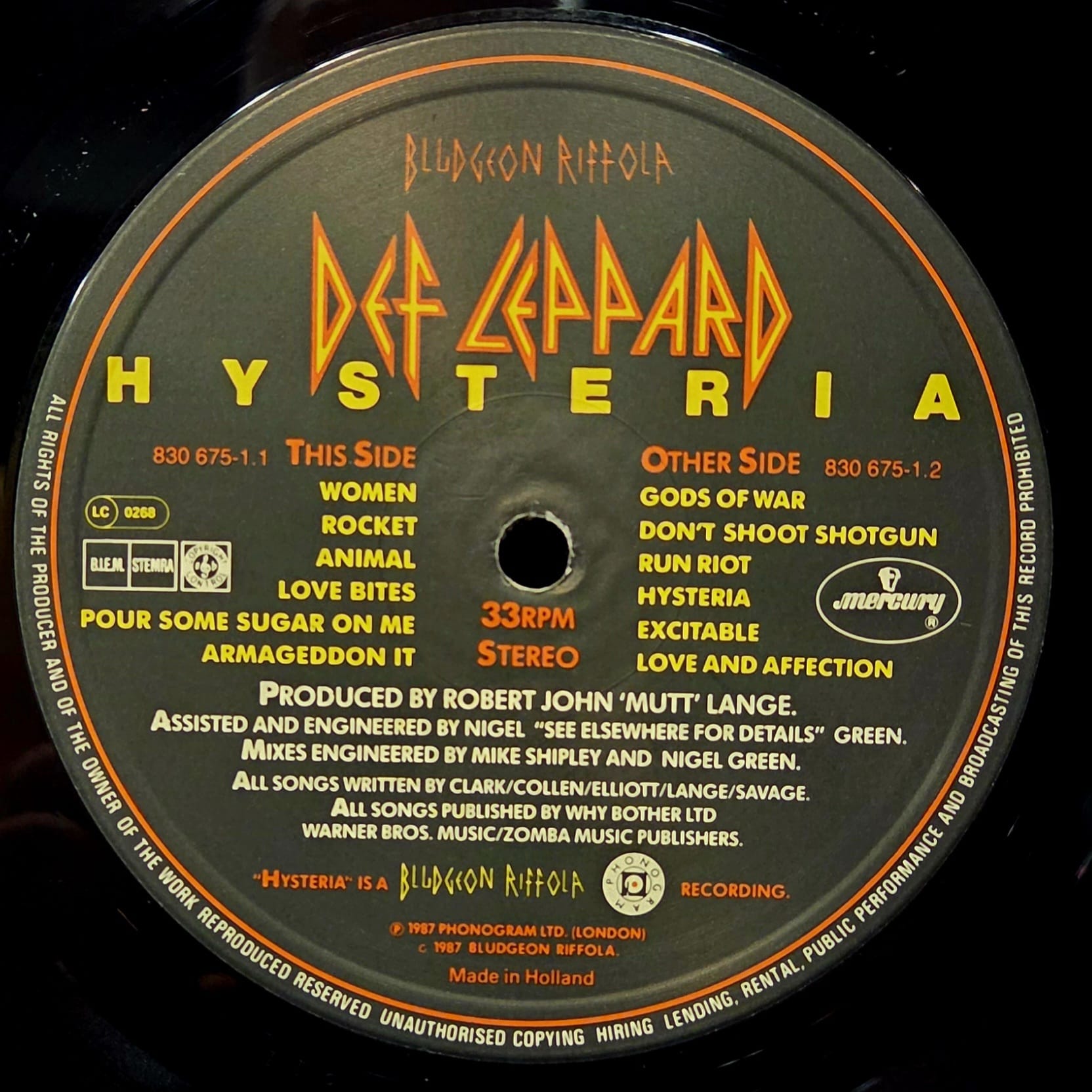 Hysteria - DEF LEPPARD Płyta winylowa LP - Vinylhouse - sklep z muzyką na płytach winylowych