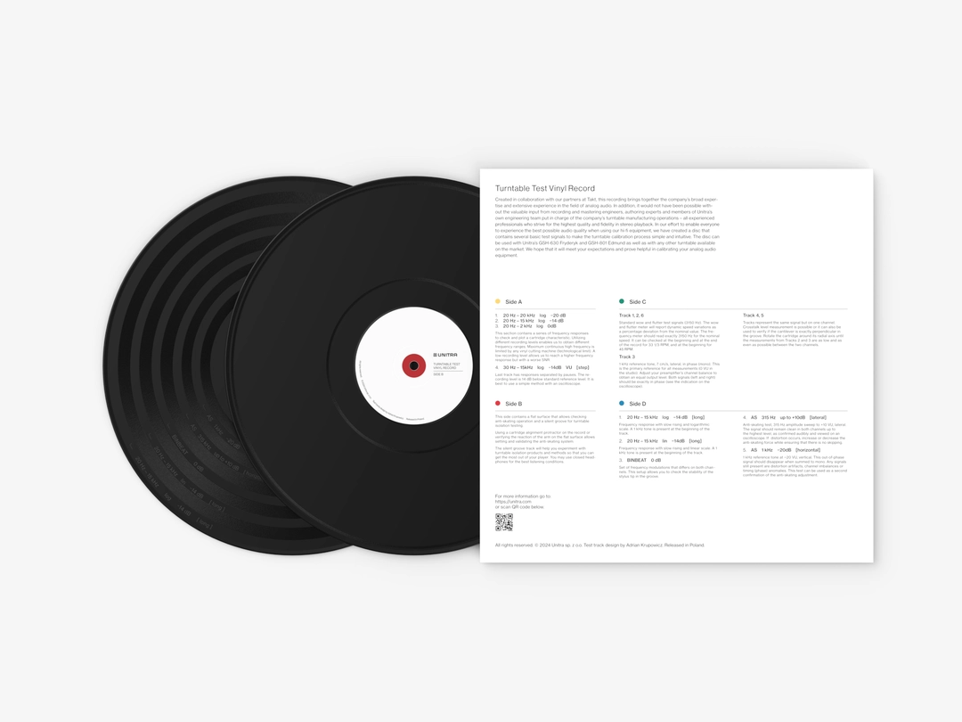 Płyta testowa - Laboratory Edition WT-2 - Vinylhouse - sklep z muzyką na płytach winylowych