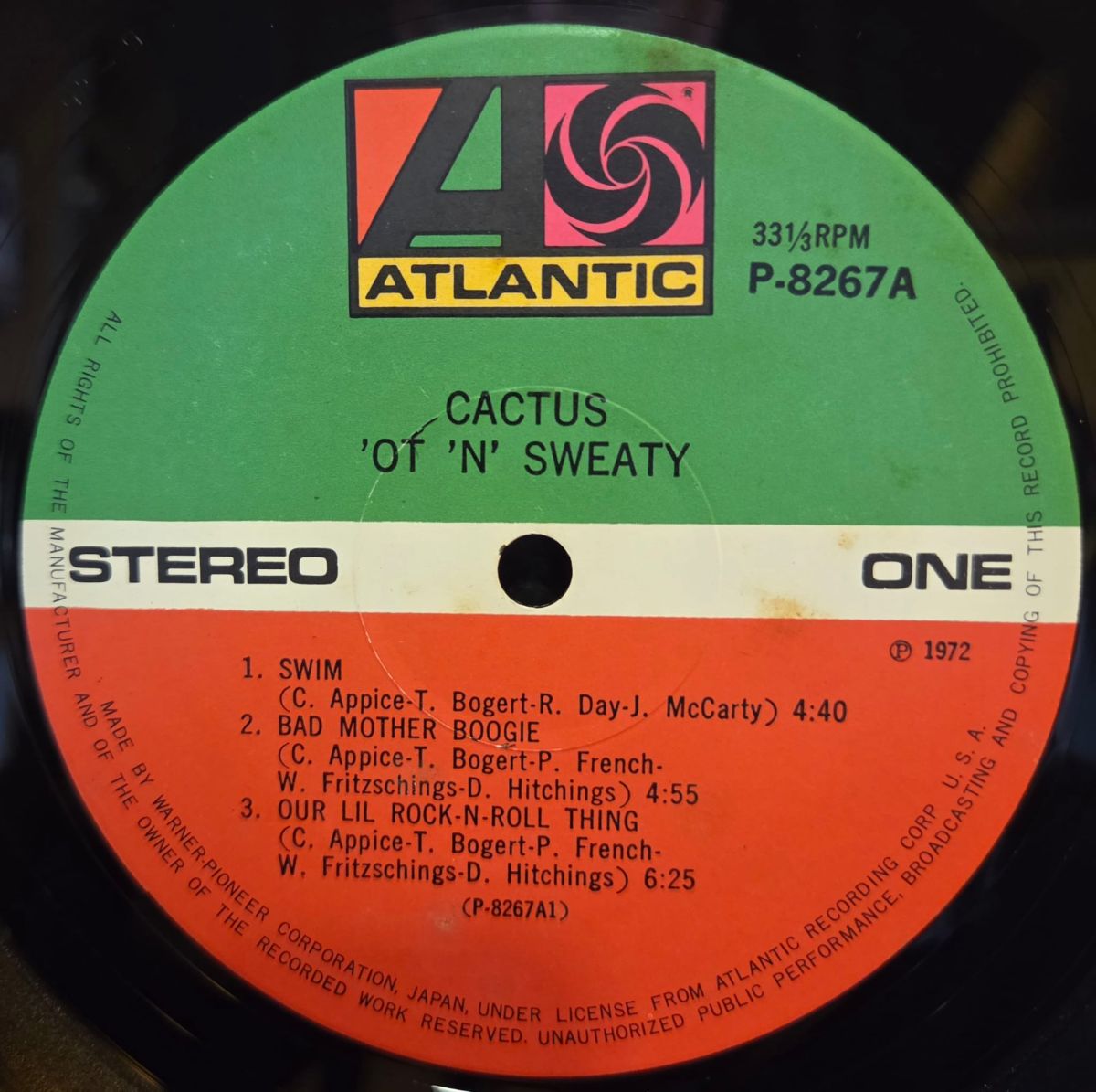 On stage in Puerto Rico and in the studio - CACTUS Płyta winylowa LP - Vinylhouse - sklep z muzyką na płytach winylowych